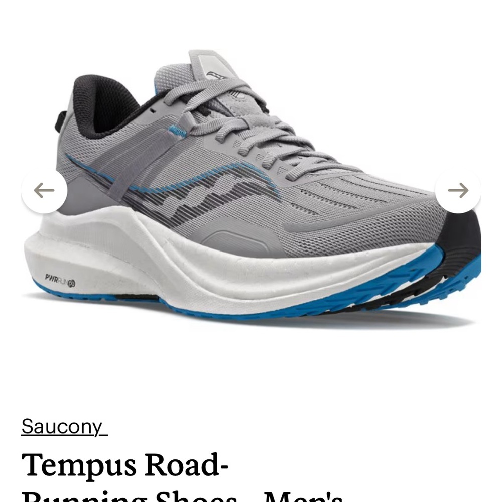 Saucony Men's Running Shoes - Gray and Blue